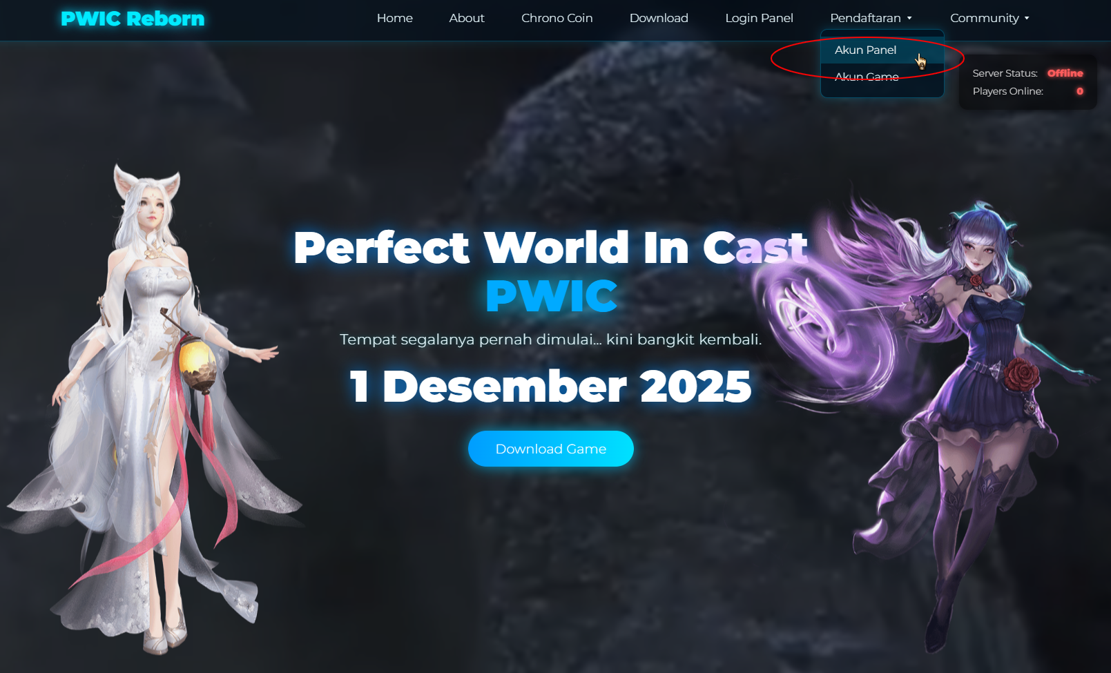 Step 1 - Buka halaman register