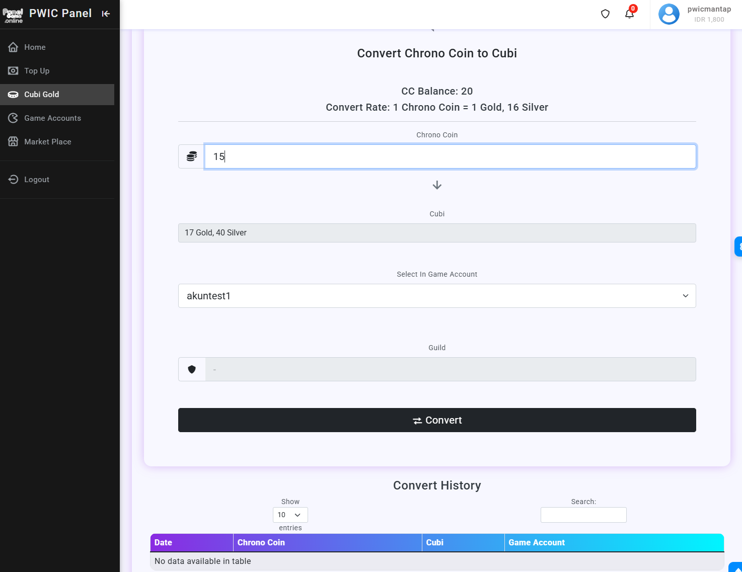 Step 6 - Konversi CC ke Cubi